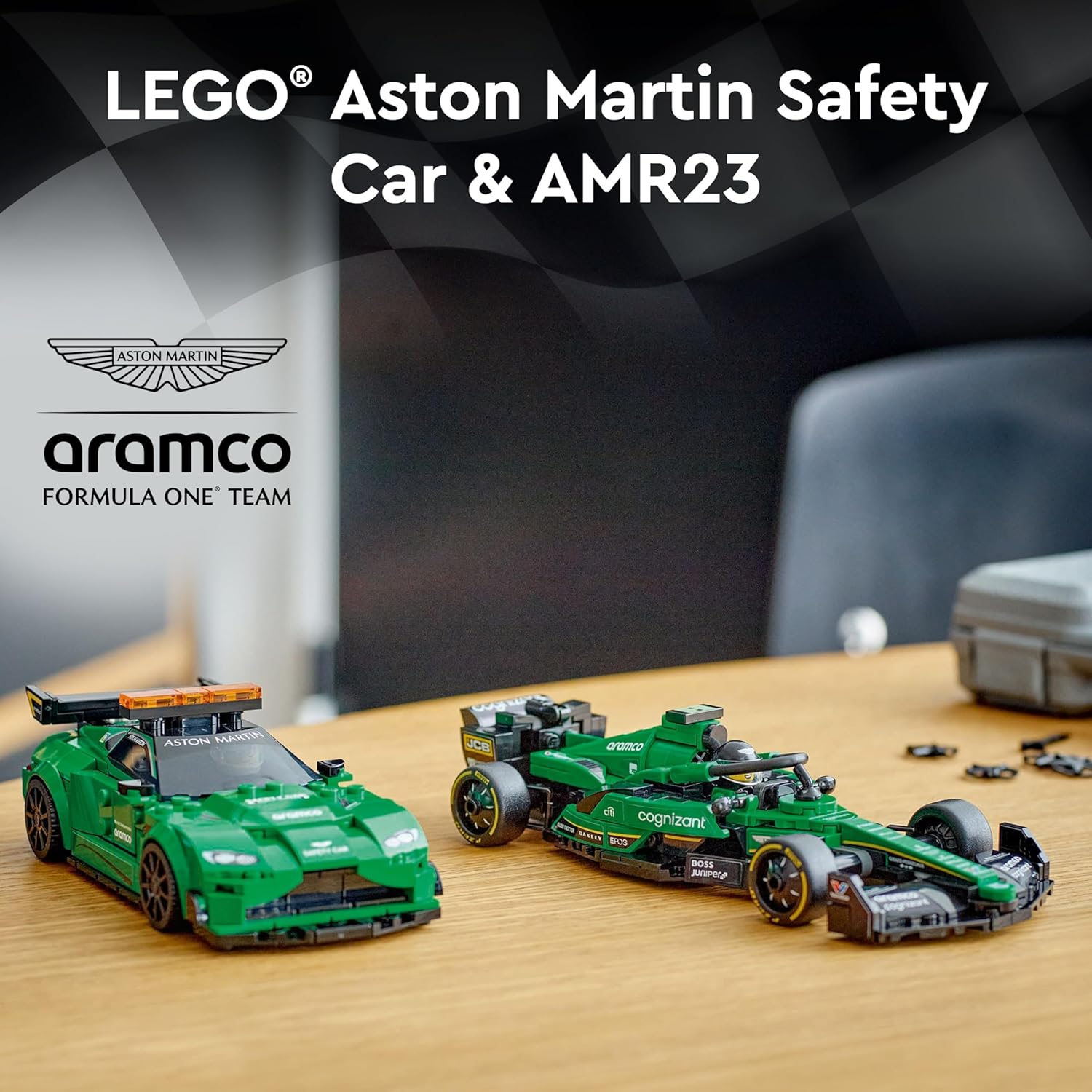 Lego 76925 Speed Champions Aston Martin Safety Car and AMR23