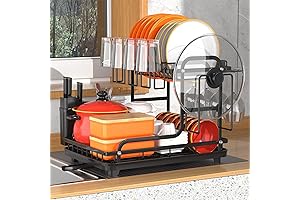 2 Tier Dish Drying Rack: Optimize Kitchen Space and Enhance Drying