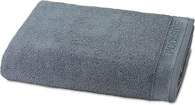 MÖVE Poolside ręcznik kąpielowy, 80 x 150 cm, ręcznik do rąk - Made in Germany, 100% bawełna, Stone (szary)