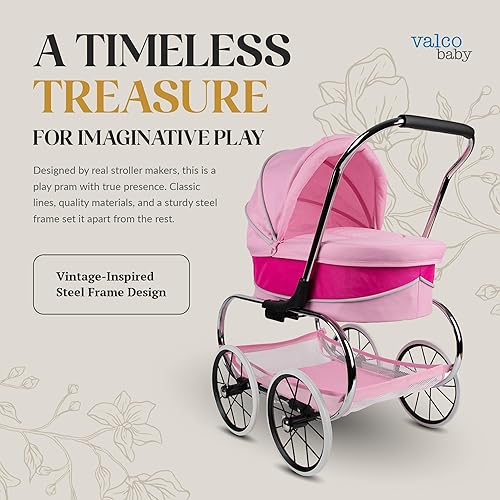 Miniatura 4 de Cochecito de muñeca para bebé  Cuna extraíble para un fácil transporte  Juguetes de cochecito para niños  Promueve la creatividad y el juego