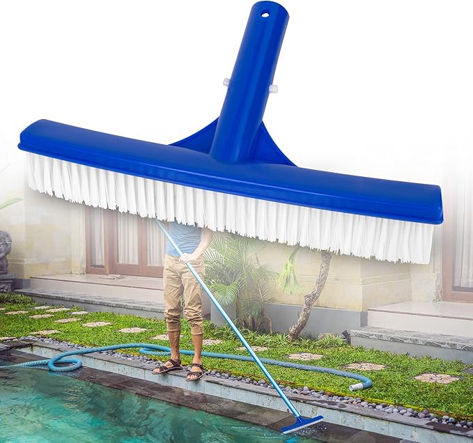 13 Zoll Poolbürste Für Folienpool | Halbkreisförmig Mit 45° Griff