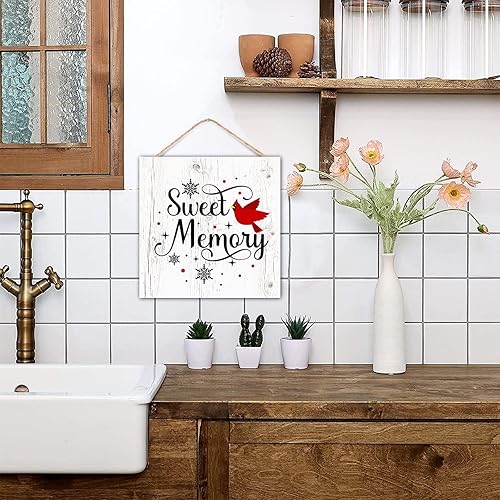 Miniatura 5 de CustonCares Letrero de decoración de pared de baño de granja, decoración primitiva de memoria dulce para colgar en la chimenea, letrero de madera