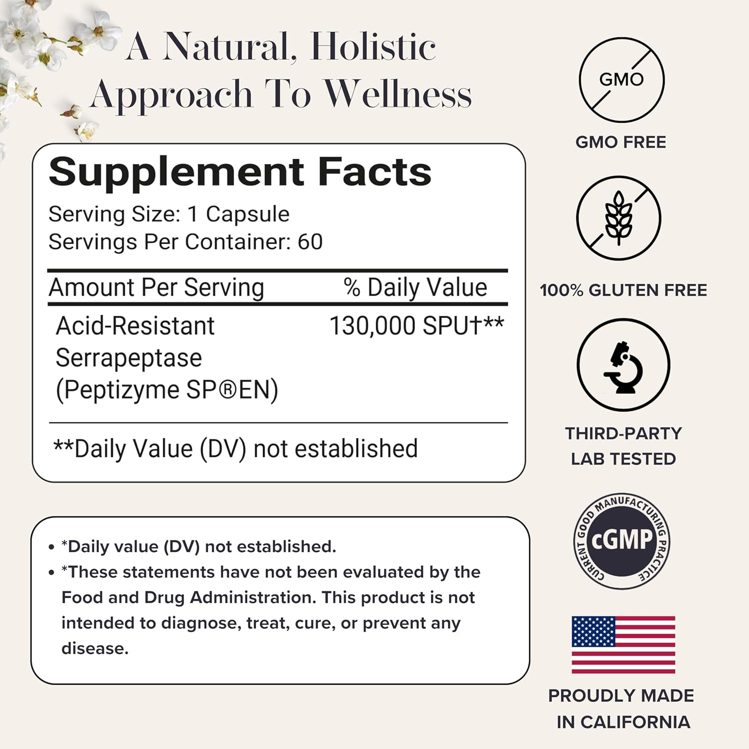 Aeva EndoRelief – Serrapeptase-Powered Reproductive Support for Period Discomfort, Hormonal Balance & Healthy Tissue Response – Functional Medicine Formula for Women – Made in California