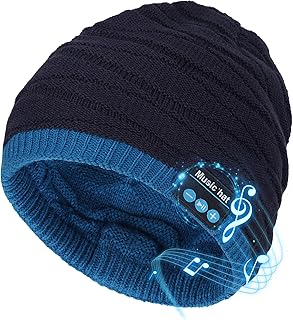 SIVITICK Bluetooth Hat Original Men’s Winter Hat Christmas Gift Ideas with Stereo Headphones and Microphone for Ski Sports