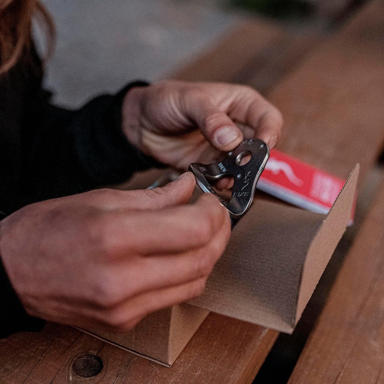 FIXE - Climbing Anchors - Hanger Plate FIXE 1 Steel - 316L Stainless Steel - Fixed Anchor Point Rock - Climbing Equipment