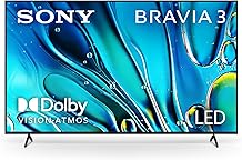 Sony 75-Inch Class 4K Ultra HD BRAVIA 3 LED Smart TV cu Google TV, Dolby Vision HDR și Caracteristici exclusive pentru PlayStation5 K-75S30