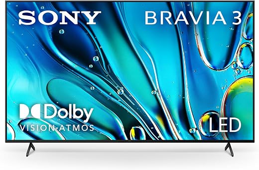 Sony BRAVIA 3 85-Inch 4K UHD Smart TV with Dolby Atmos