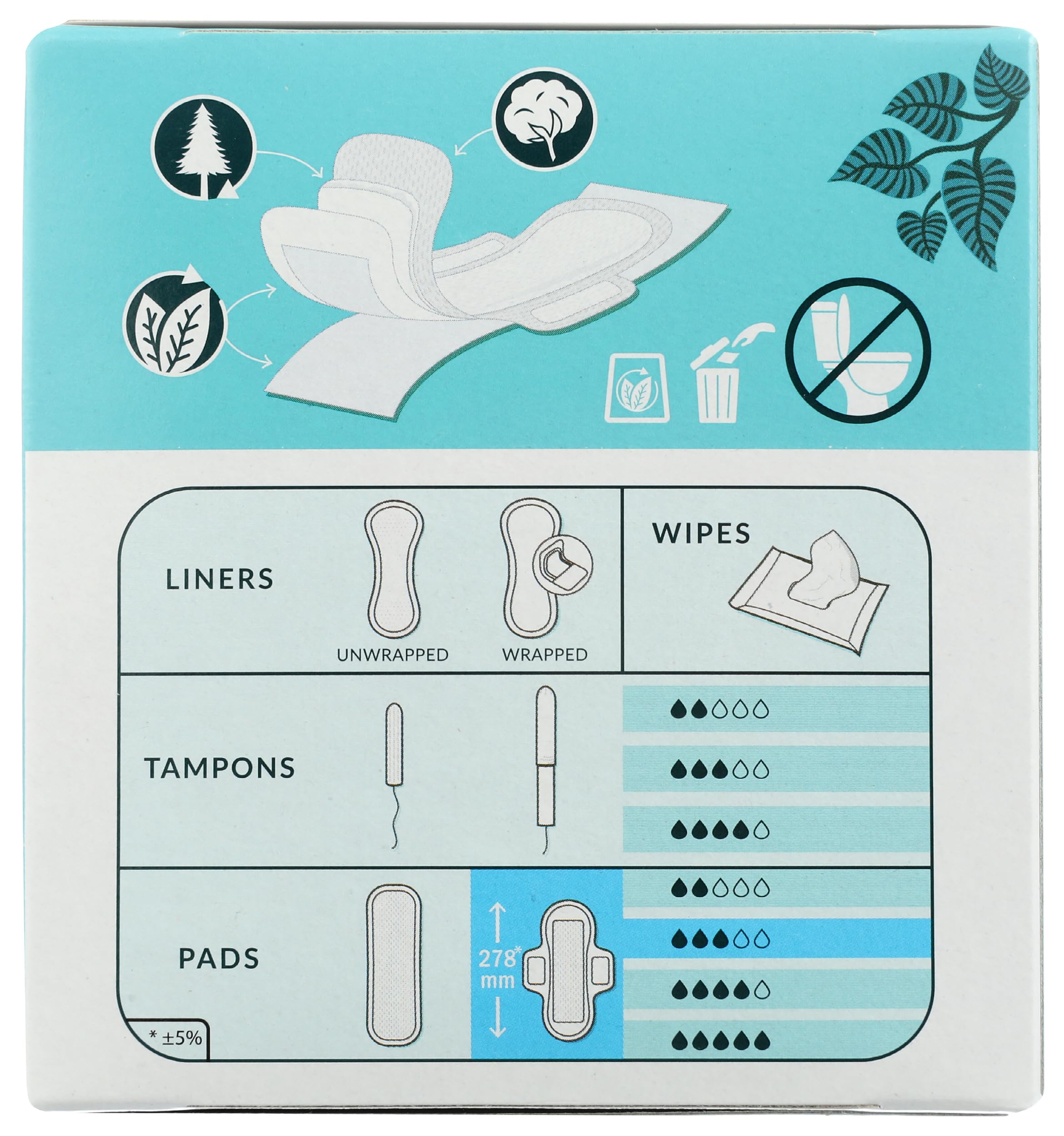 Natracare, Pads Ultra Super with Wings, 12 Count