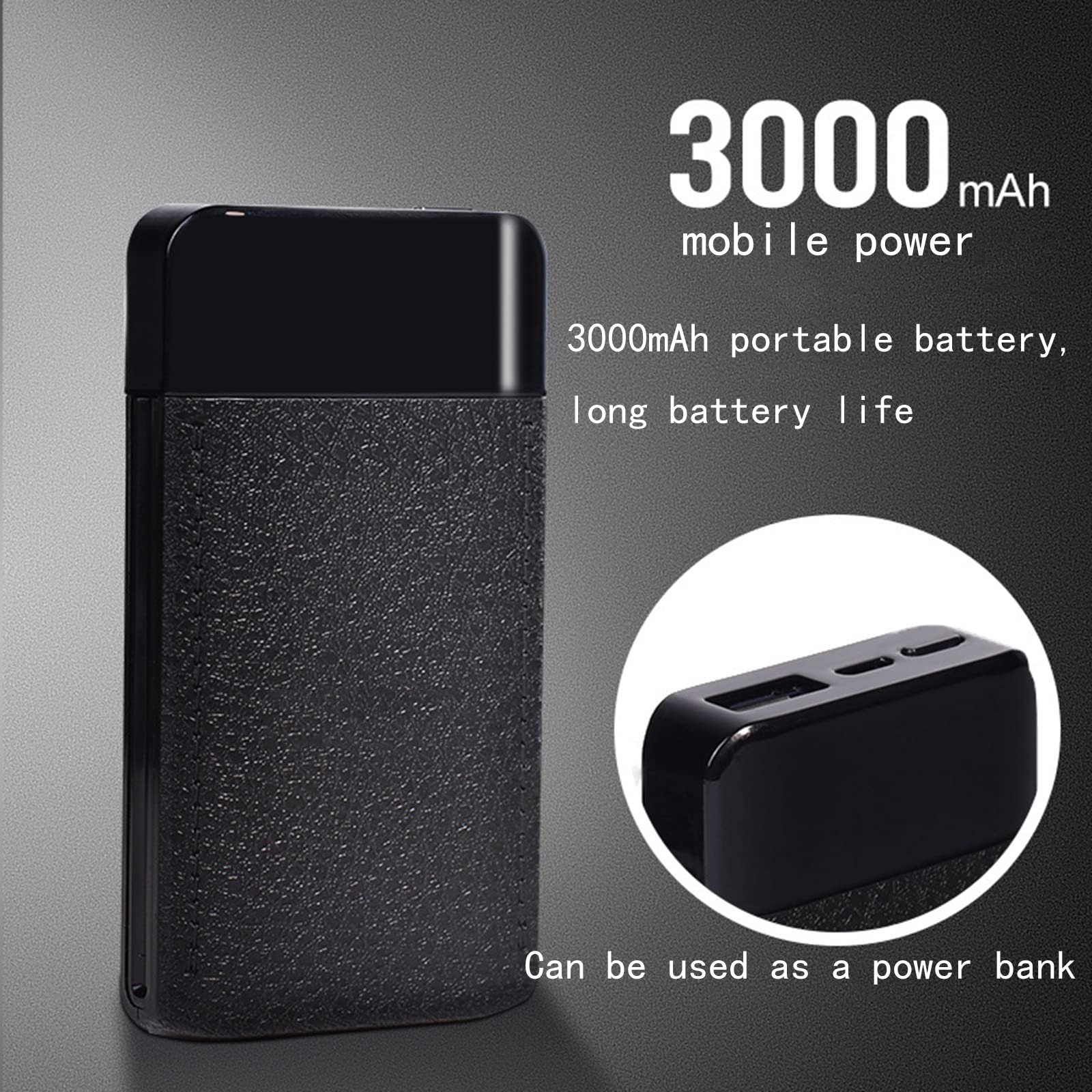 CHEWYNP Guanti Riscaldati Guanti Riscaldati Elettrici A Batteria Ricaricabile per Uomini Donne, 3000 mAh Alimentazione Mobile Guanti Scaldamani Alimentati USB, Guanti Termici con Dito Touc