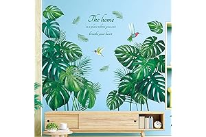 Vibrant Leaves Wall Decals: Transform Your Space into a Tropical Oasis