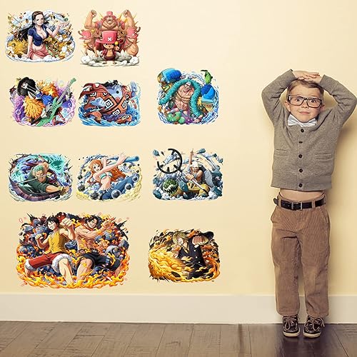 Miniatura 5 de Calcomanías de pared de anime realistas impermeables 3D autoadhesivas para guardería dormitorio sala de estar sala de juegos decoración de pared 157