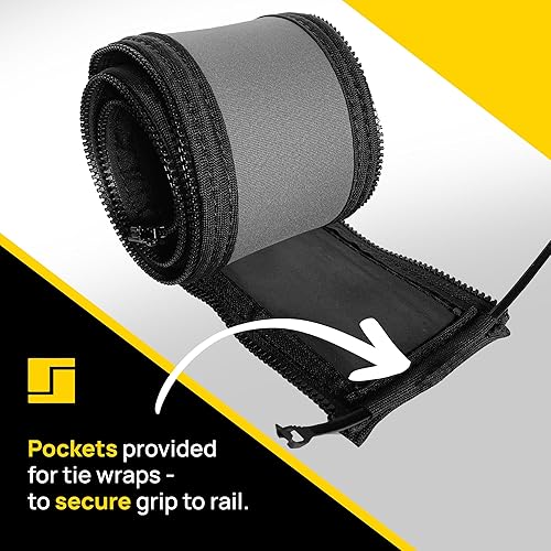 Miniatura 4 de Stromberg Carlson AM-ZIP22C Lend-A-Hand - Empuñadura con cremallera, 22 pulgadas, color carbón