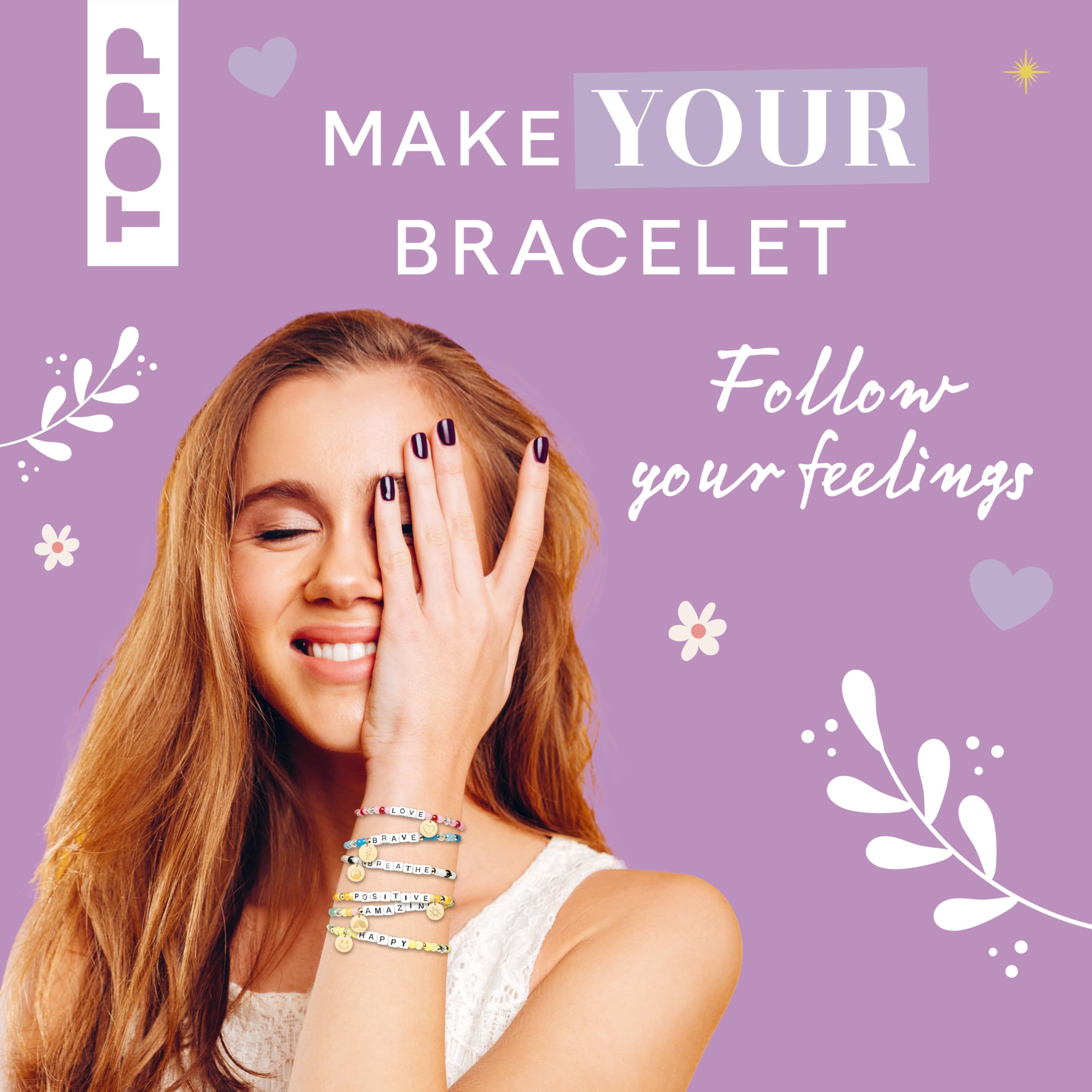 Follow your Feelings - Make your Bracelet - Schmuckset Amazing VE, 10 Ex.: Anleitung und Material für ein Armband. Mit gestalteter Geschenkkarte