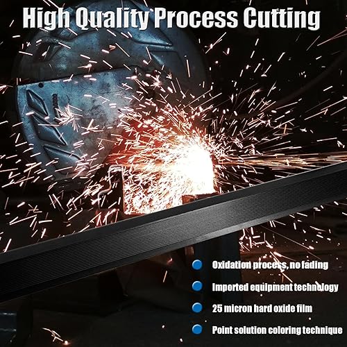 Miniatura 5 de 3 tiras de transición de piso de 4 pulgadas de ancho, rampa de aluminio, para cocina, dormitorio, baño, puertas reductoras (negro3 unidades)