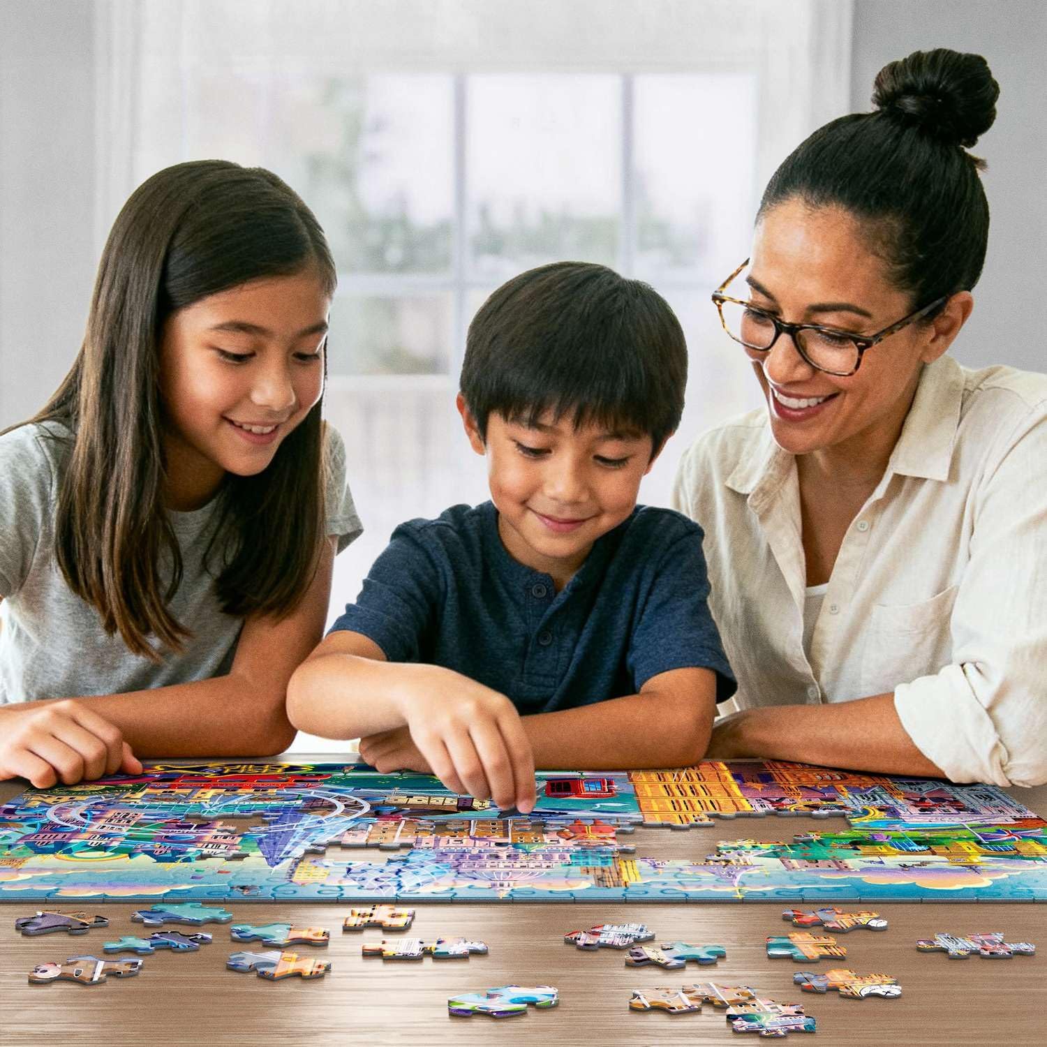 Boardwalk Puzzles London, 300 Piece Jigsaw Puzzle, 16 x 20 Inches, Made in USA