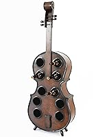 Algopix Similar Product 1 - Wooden Violin Shaped Wine Rack 10