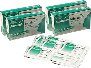 AMMONIA INHALANT WIPE, 4 Packs of 10
