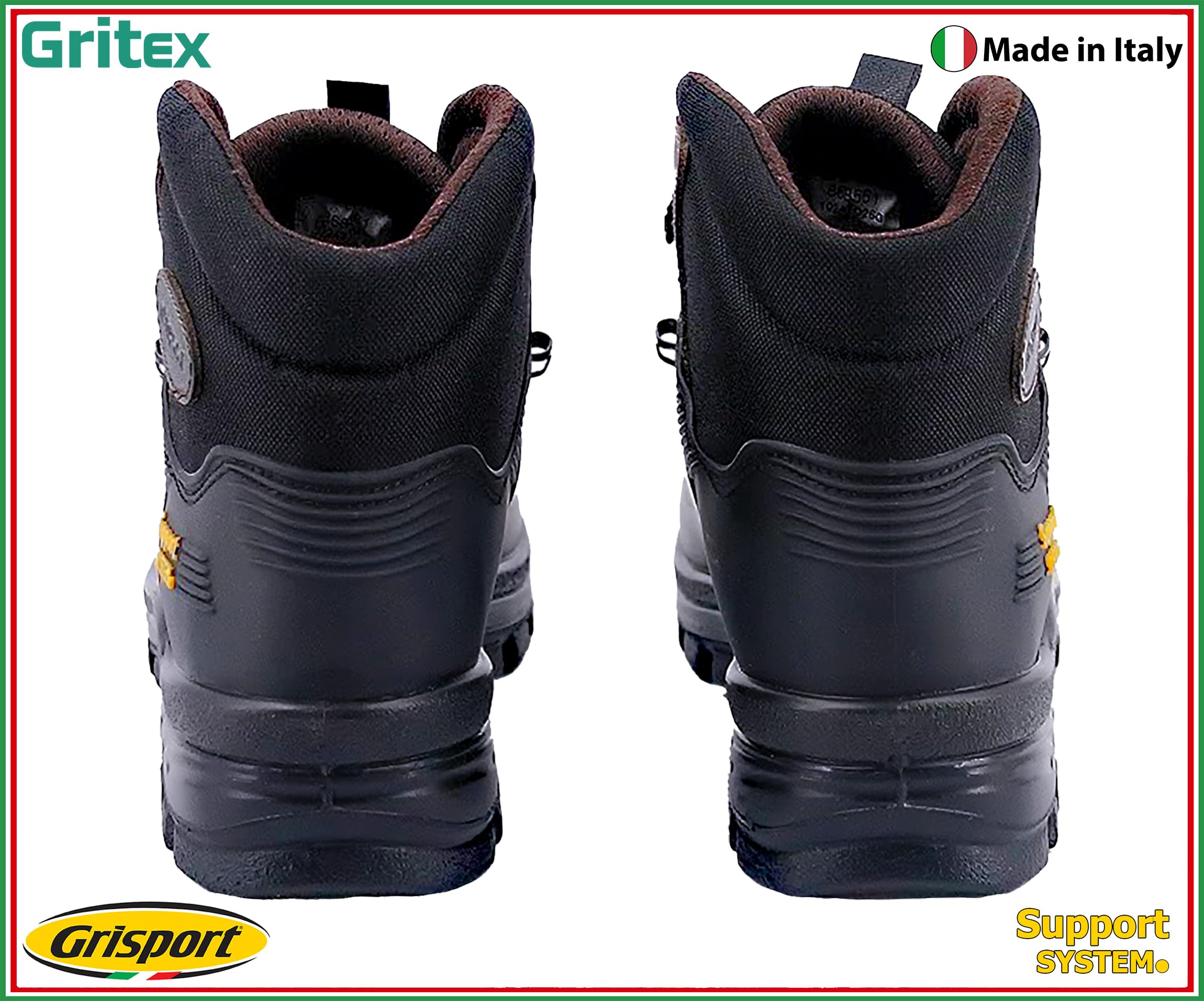 Grisport 10242D26G Lontra Dakar Trekking Höhe Knöchel Unterseite Gummi Futter GRITEX Wasserdicht Ösen Metall Support System