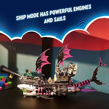 Amazon.com: LEGO DREAMZzz Nightmare Shark Ship 71469 Building Toy