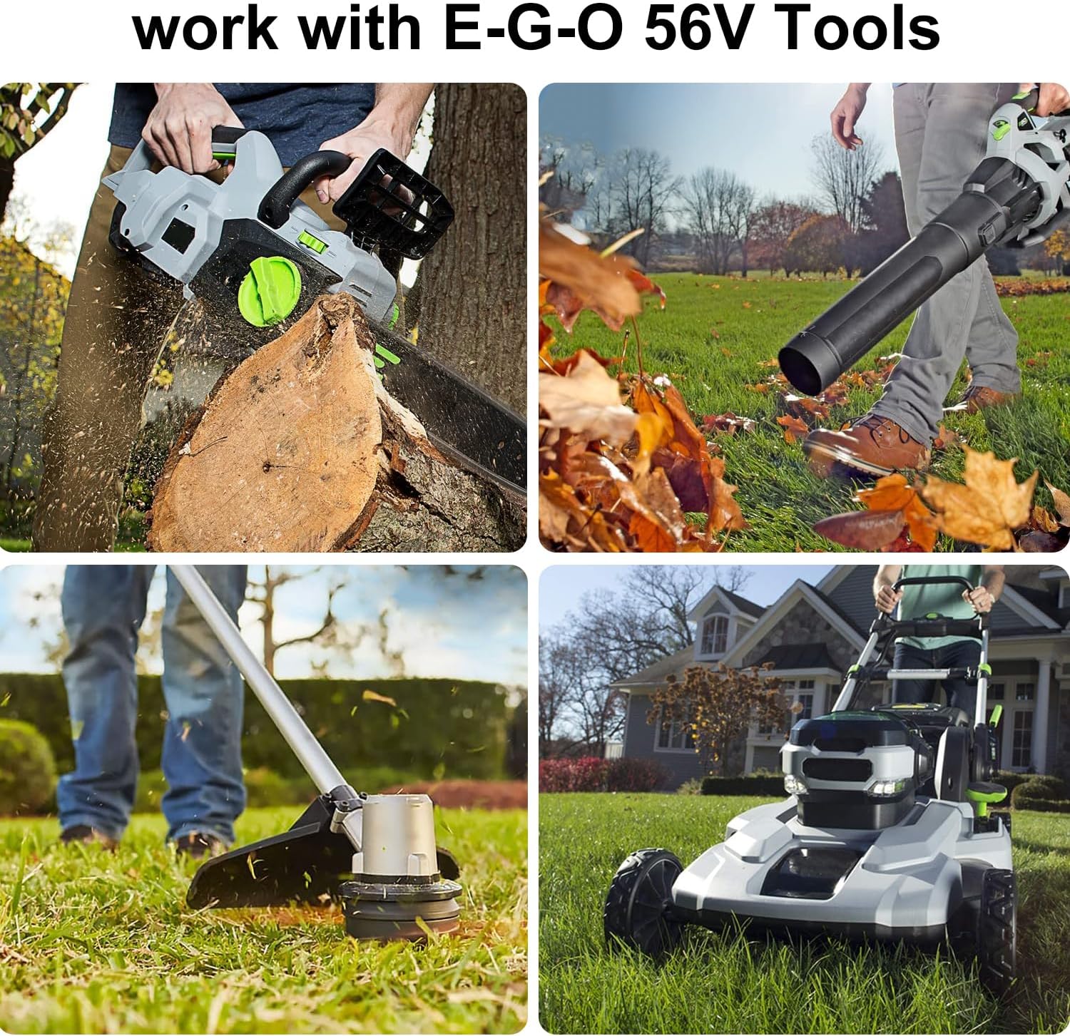 DTK 56V 2.6Ah Lithium-ion Battery used with various EGO 56V tools