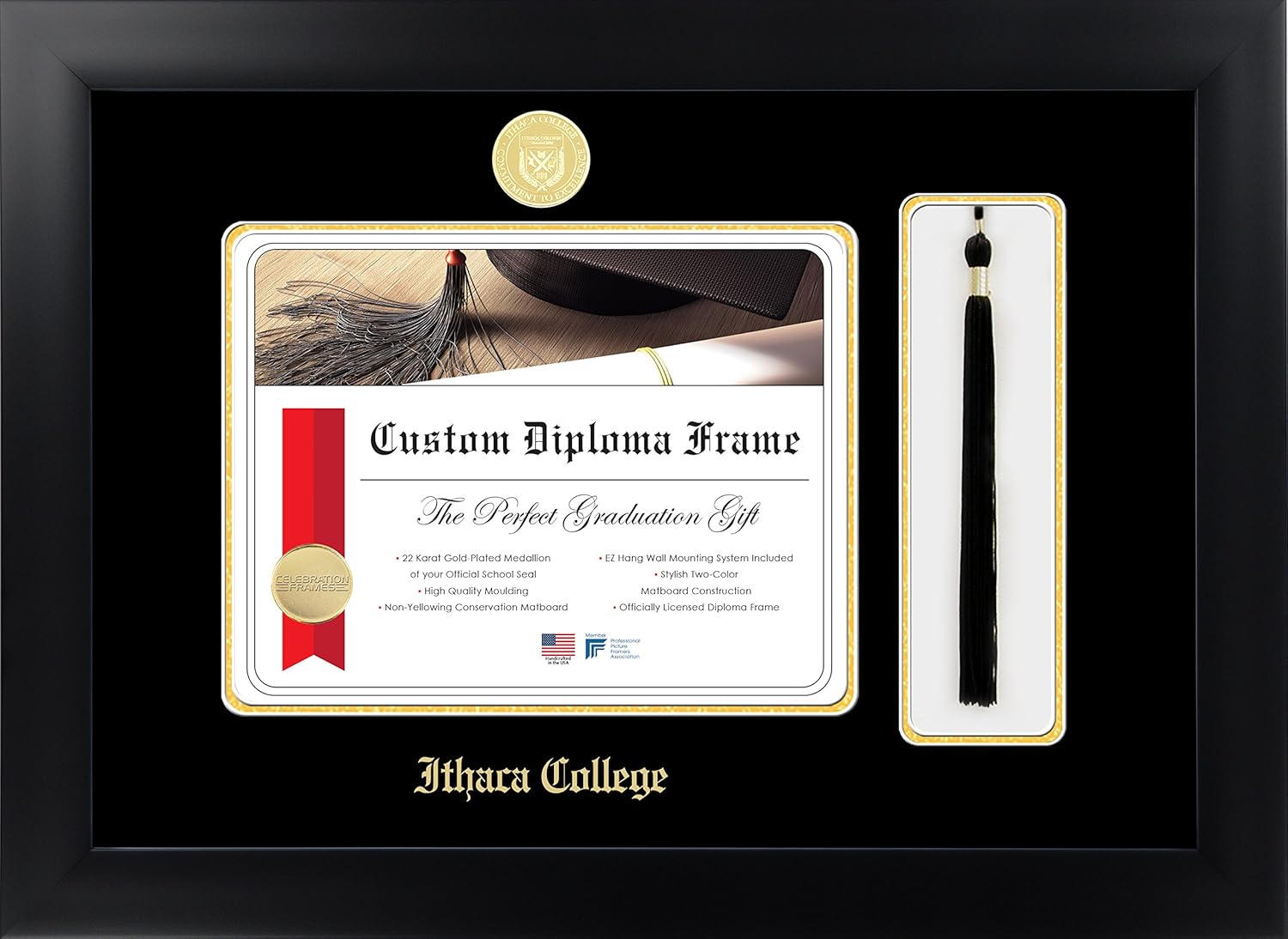 Infinity Diploma Frame, Black