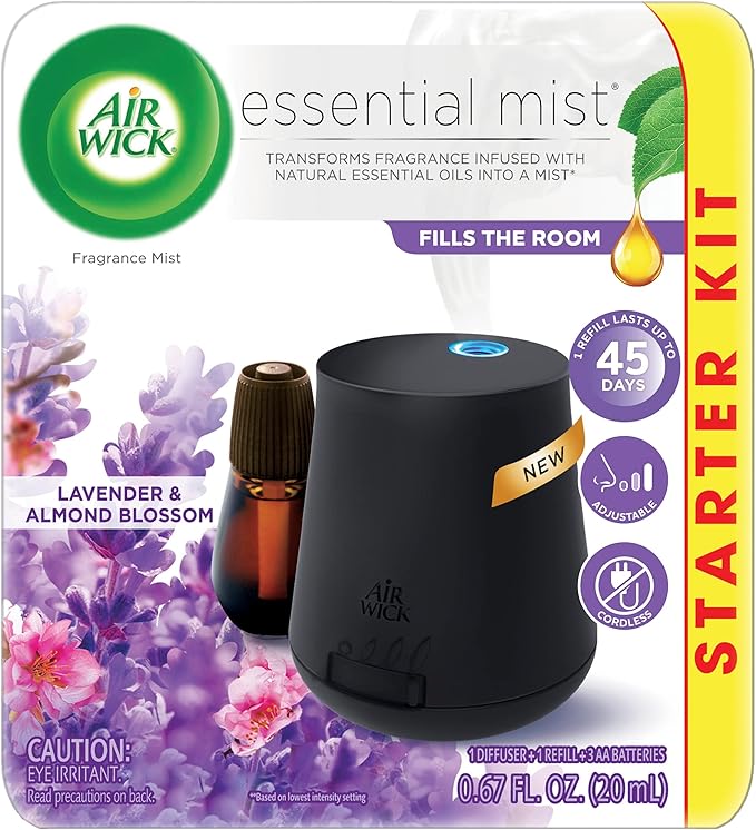 Air Wick Essential Mist, Essential Oil Diffuser, Diffuser + 1 Refill