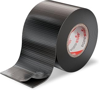 POPPSTAR selbstverschweißendes Isolierband, universal, 5m x 50mm x 0,76mm, schwarz, 1 Rolle