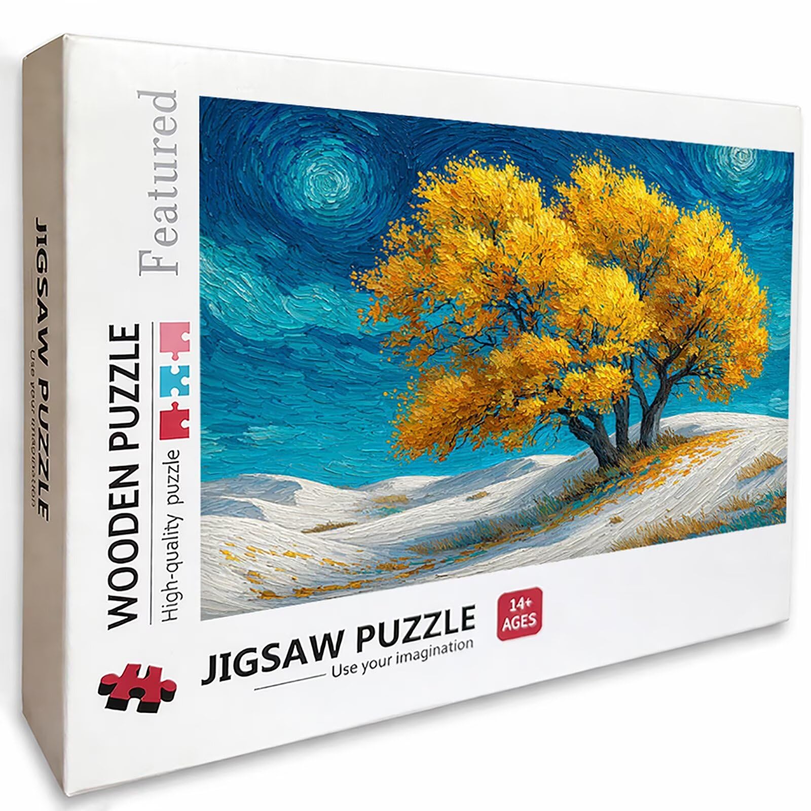 Puzzle 2000 elementów dla dorosłych drzewo, drewniane puzzle, 99 x 70 cm, dla mężczyzn, kobiet, starszych seniorów, części ściśle do siebie pasują, dekompresja, dekoracja ścienna, prezenty dla