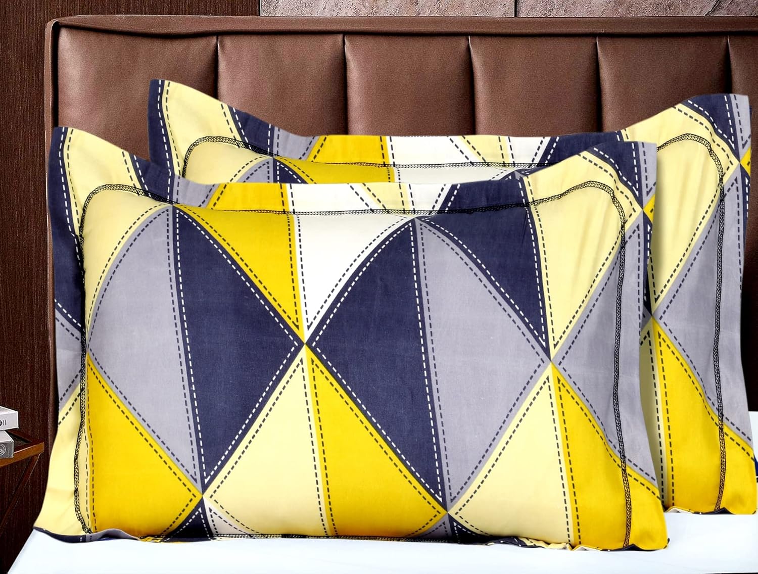 Buy VAS COLLECTIONS® 105 TC 100 Cotton King Size Pillow Cover Combo