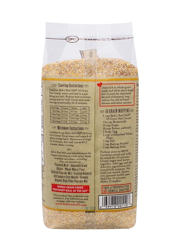 Bob's Red Mill Cereal 10 Granos - 25 oz miniatura 3