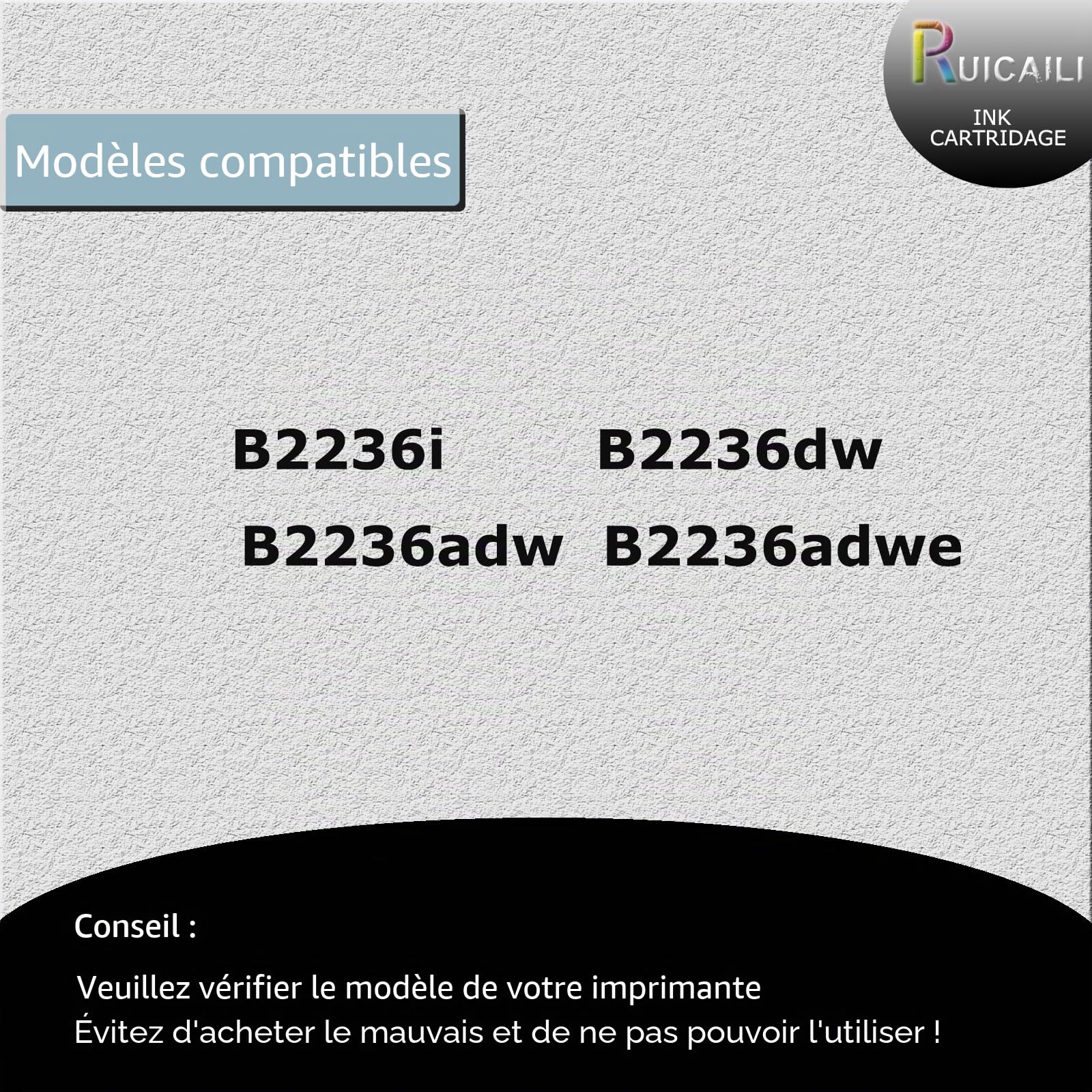 B2236DW Unité de tambour d'imagerie compatible avec imprimante Lexmark B2236dw MB2236 MB2236adw Noir Impression 12 000 pages