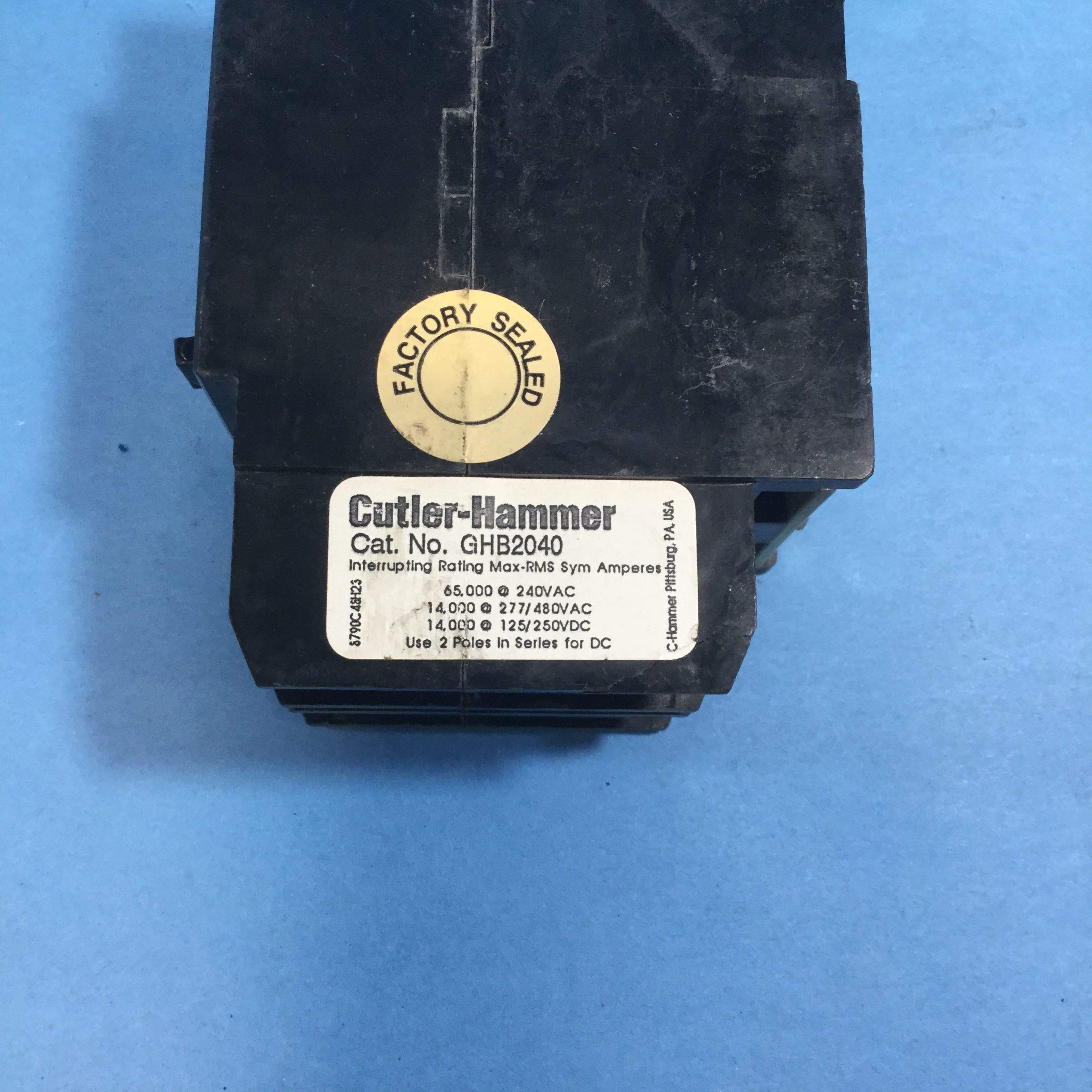 Cutler Hammer GHB2040 40Amp 2 Pole Circuit Breaker