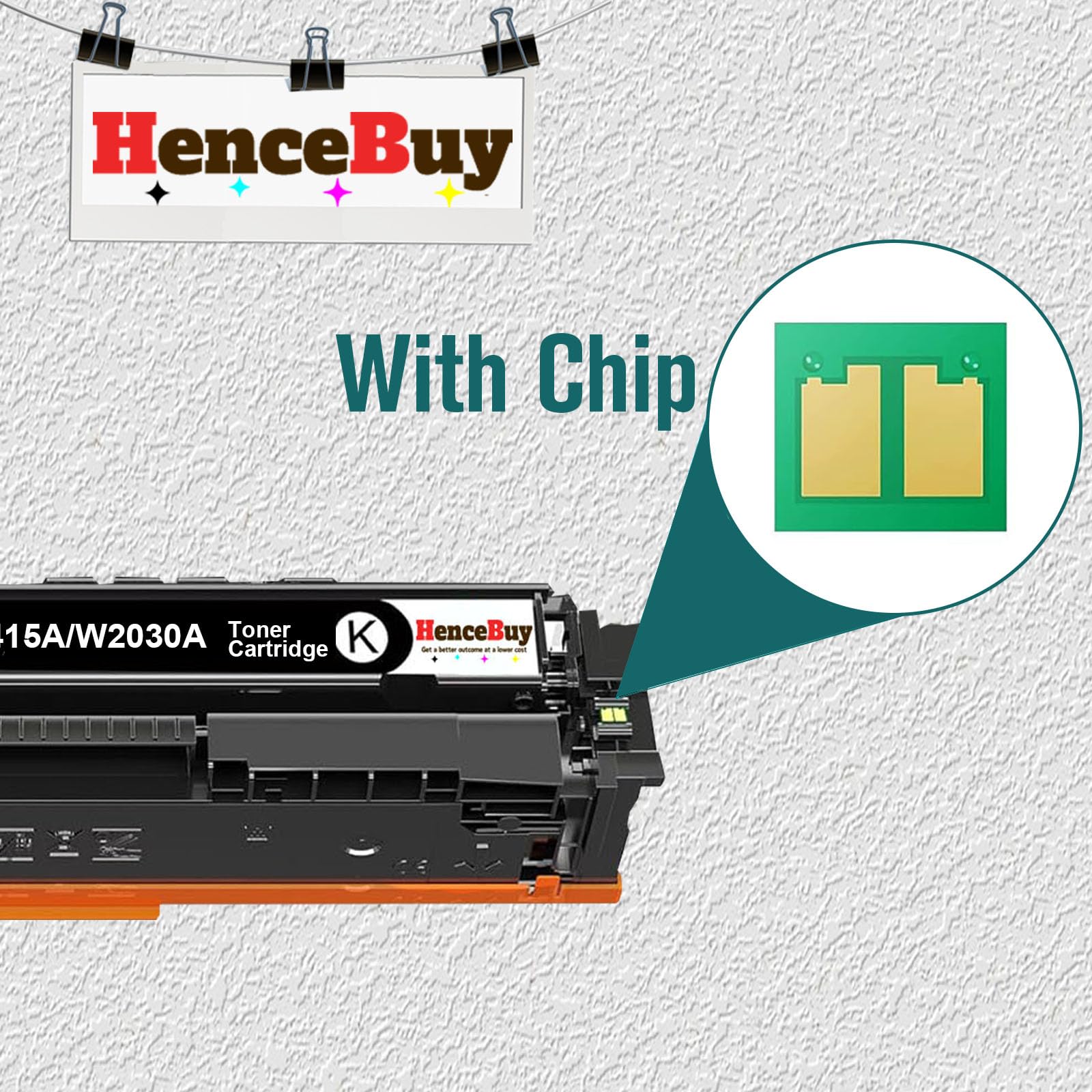 (Z Chip 415A Toner Cartridge do HP 415X Toner W2030A W2031A W2032A W2033A Kompatybilny z HP Color LaserJet Pro MFP M479fdw M479dw M479fdn M454dw M454 M454dn Czarny Wielobarwna