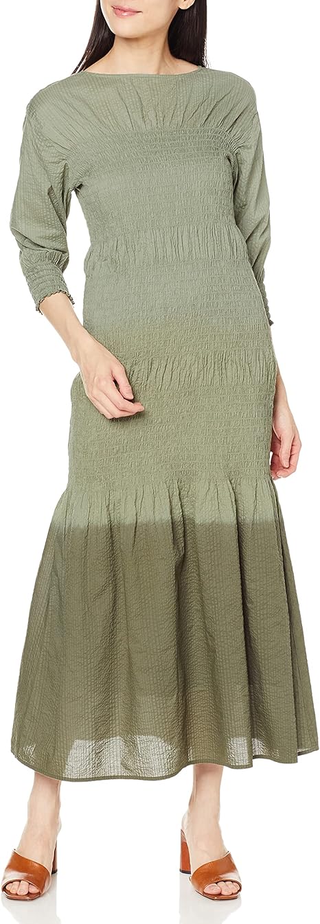 Amazon Co Jp ミラオーウェン シャーリングデザインワンピ 09wfo レディース 服 ファッション小物