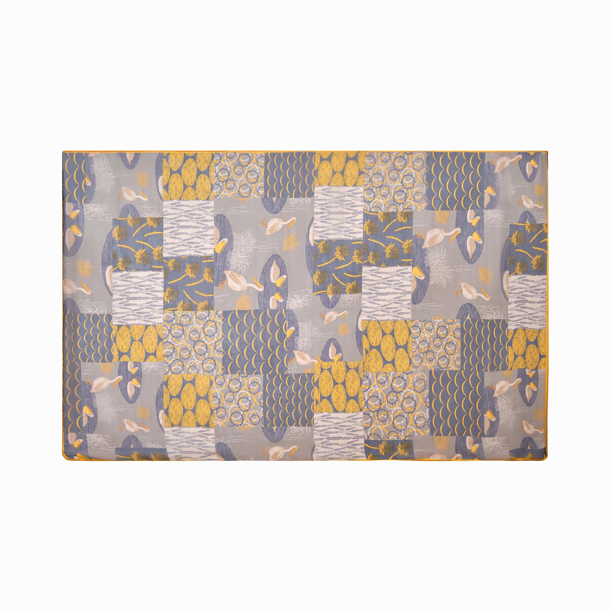 Pañuelo de seda 100% natural mujer morera estampado cuadrado de 90x90 3