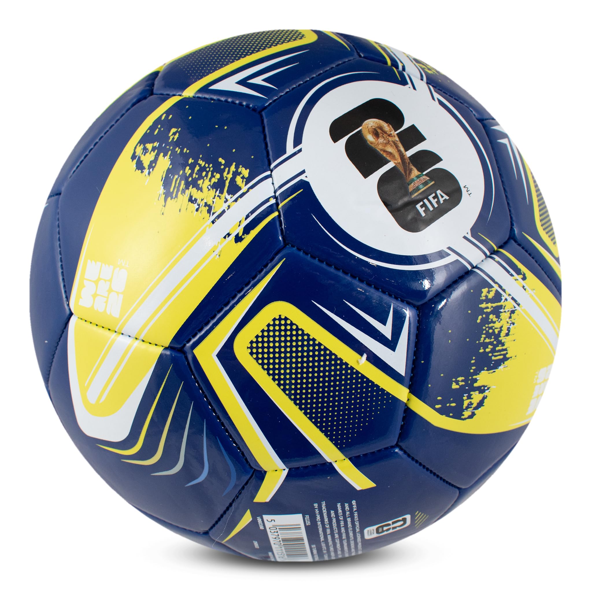 Hy-Pro Officially Licensed FWC26 Size 5 Football - Training Ball with Trophy Design & Host Nations Graphics, Football Gifts for Boys - FIFA World Cup 2026 Design — view 6