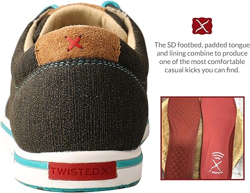 Vista 5 de Twisted X Zapatos casuales con puntera tipo mocasín para mujer