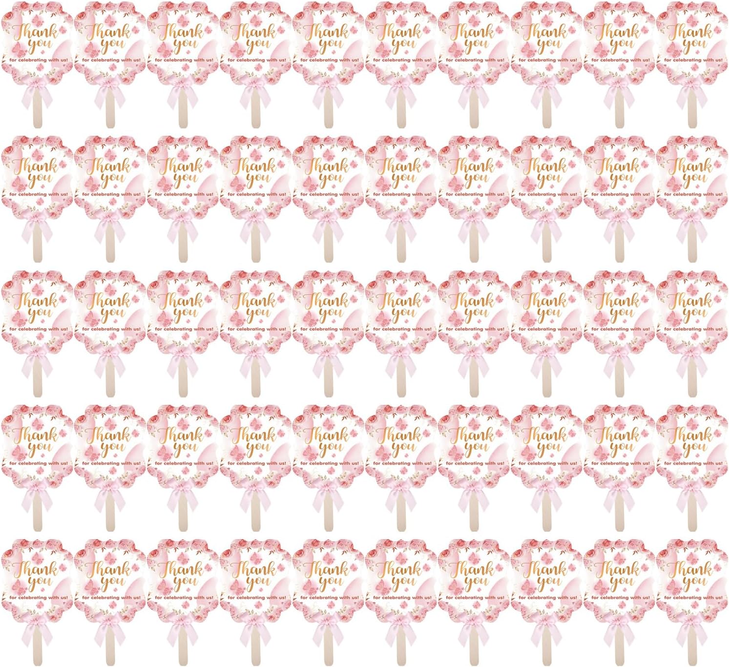 Stylish Paper Fans with Delicate Pattern Elegant Paper Folding Fans Traditional Designed Fan Party Gifts for Guests Portable