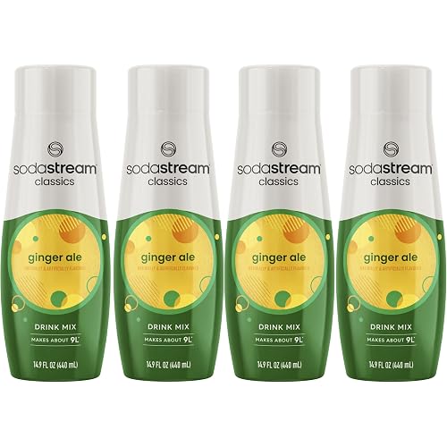 SodaStream Ginger Ale, 440ml 4-Pack
