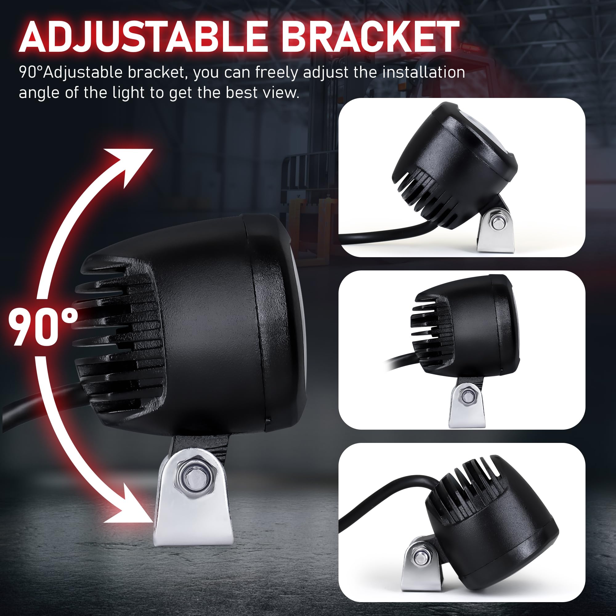 ライト・ランタン LOCKFIELDEQUIPMENT Amazon.com: eTzone LED Forklift Light 1000LM Red Warehouse