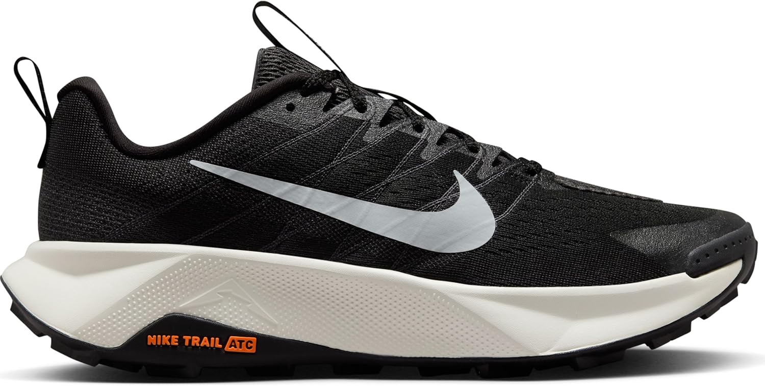 Nike Wildhorse 10 Men's Trail Running Shoes (FV2338-001, Black/Anthracite/Platinum Tint/Wolf Grey) Size 12