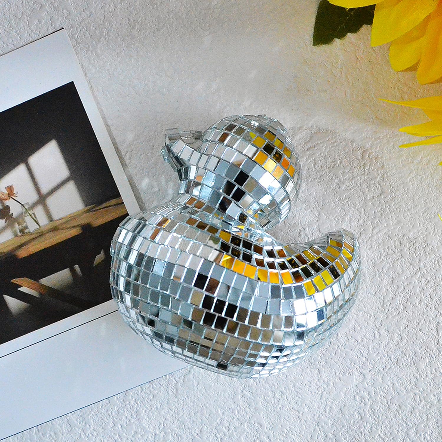 Mirror Disco Ball,Chicken Shape Disco Balls,Cool Reflective Light Mirror Balls For For DJ Club Party Disco Dancing Party Decoration Home Decor Chicken Sculpt