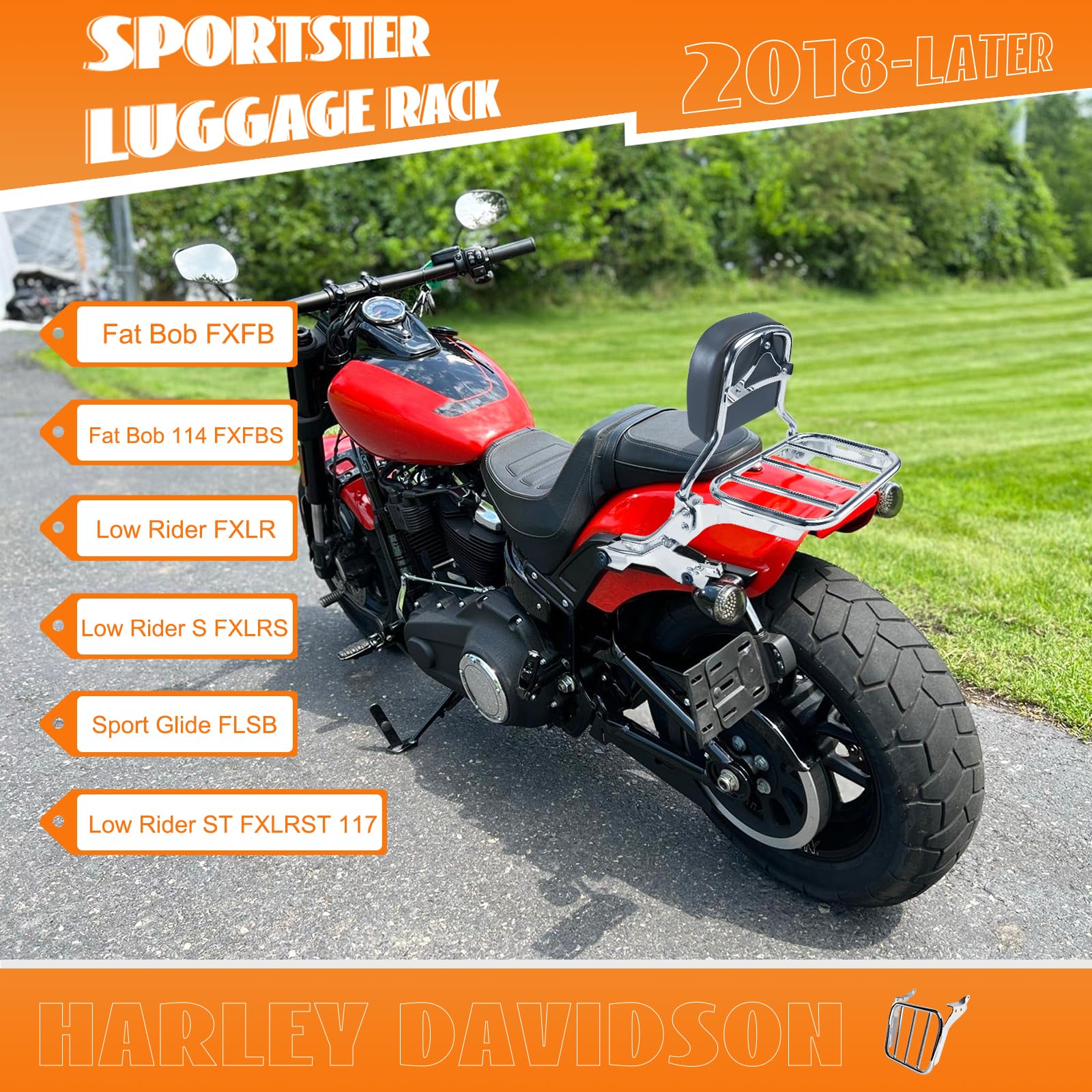 REAR RACK FOR 2021 2024 SOFT SIDE CASES OR HARD PANNIERS visual data 5