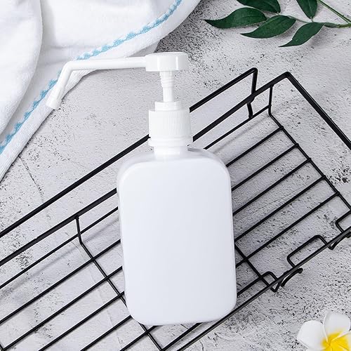 Miniatura 9 de Dispensador de botellas con bomba de 16.9 onzas, paquete de 2 botellas vacías de champú de loción de plástico, botellas de jabón de manos