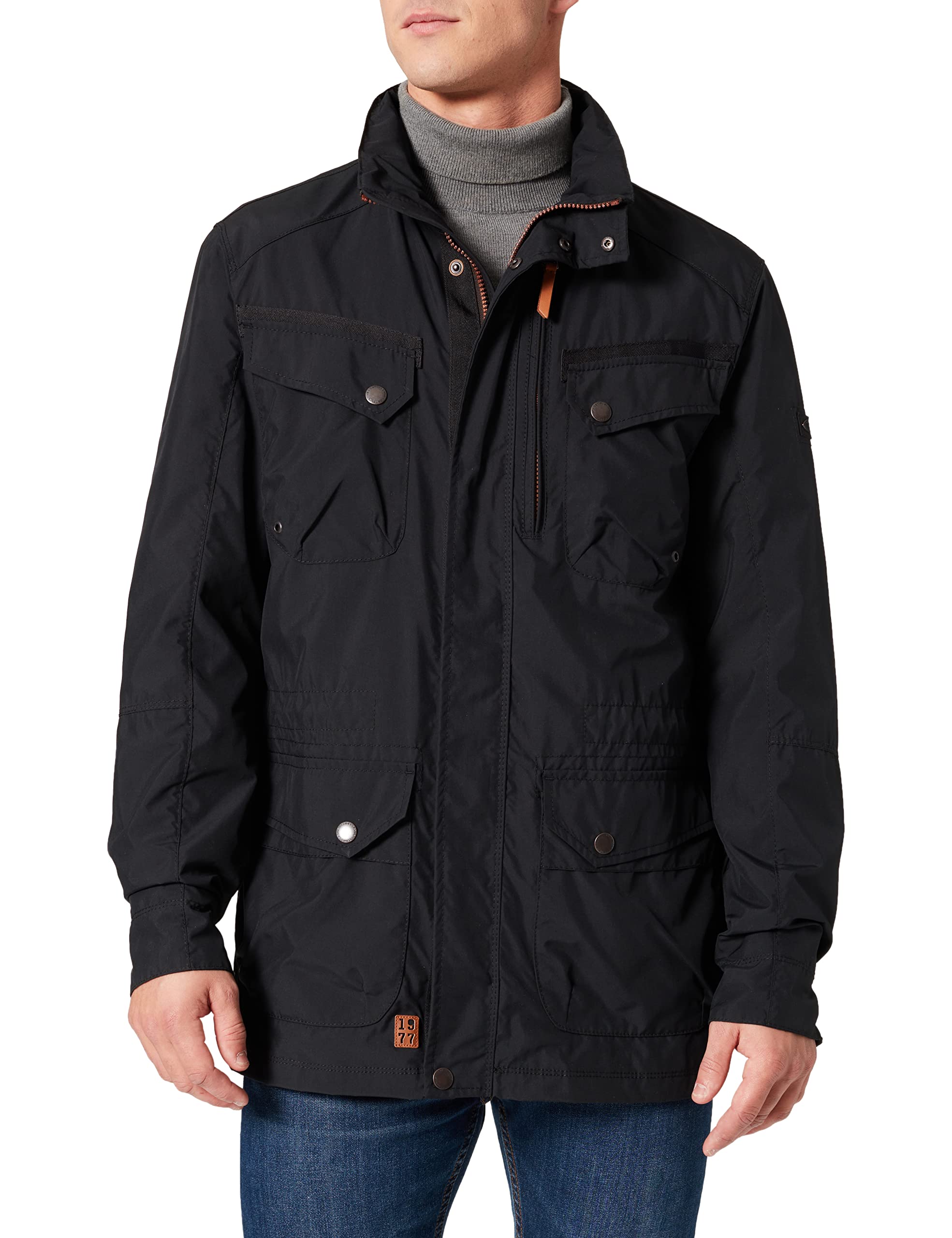 Camel Active Giacca Uomo Blu Casual Cotone (IT 58, EU 54