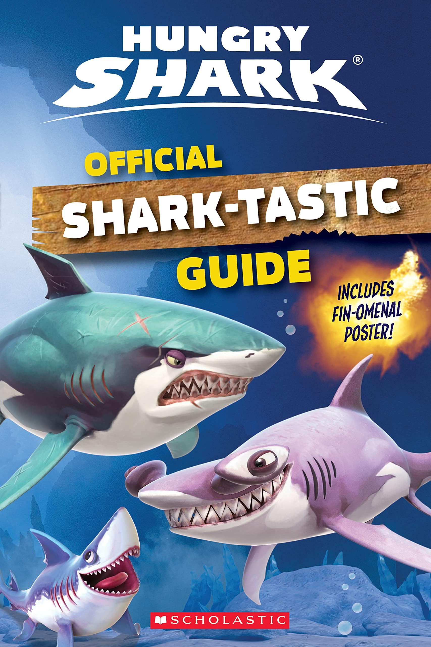 Official Shark-Tastic Guide: An AFK Book (Hungry Shark) Paperback – Illustrated, June 25, 2019