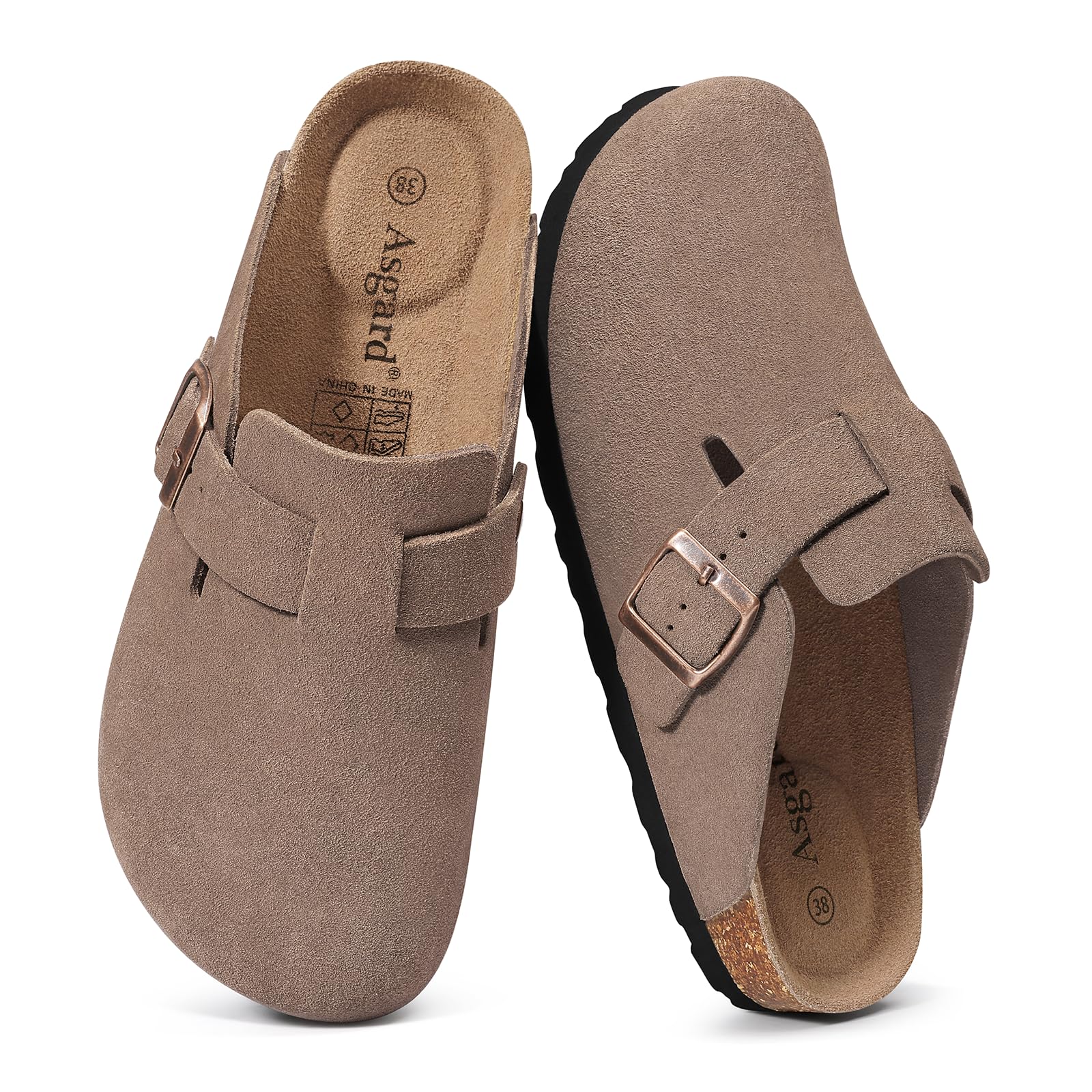 Locker.Ink | Stay Fashionable and Comfortable with These Winter Clogs Asgard Suede Clogs (Mocha)