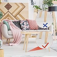 Vista 58 de Zonon 4 rollos de tiras de fieltro de 120 pulgadas con cinta adhesiva de fieltro para muebles, rollos de tiras autoadhesivas de poliéster resistente