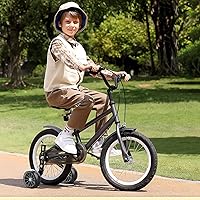 Vista 6 de Training Wheels, Wider Flash Kids Bike Training Wheels for 12 14 16 18 20 Inch Single Speed & Variable Speed Bicycle Heavy Duty Rear with