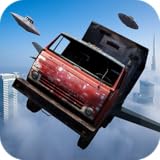 x flying parking FREE 4x4 Flying Russian Kamaz 3D